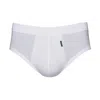 Zd Zero Defects Men's Mini Briefs Egyptian Cotton - Premium Comfort - Color White In White
