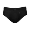 Zd Zero Defects Men's Mini Briefs Egyptian Cotton - Premium Comfort Superior Quality - Color Black In Black