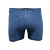 Zd Zero Defects Men's Popeye Fly Front Boxer – Nautical Print & Ergonomic Fit – Color Atlantic Blue