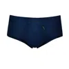 Zd Zero Defects Men's Saturno Fly Front Brief – Natural Comfort Soy Fiber - Color Navy Blue In Blue