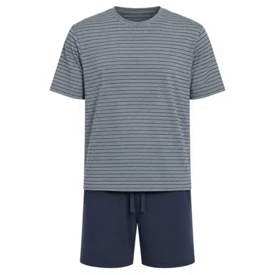 Zd Zero Defects Men's Short Modal Pyjamas Kouros - Grey In Gray