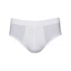 Zd Zero Defects Men's Track Brief Organic Cotton - Superior Comfort & Fit - Color White In White