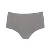 Zd Zero Defects Women's Atenea High-waist Brief – Stylisht Fit & Comfort With Soy Fiber - Color Grey In Grey
