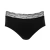 Zd Zero Defects Women's Venus Mini Lace Brief – Sensuality With Soy Fiber - Color Black In Black
