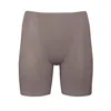Zd Zero Defects Women's Brown Galatea Short-leg Panties – Comfort & Thigh Protection With Soy Fiber - Color Mink In Brown