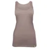 Zd Zero Defects Women's Brown Juno Tank Top Soy Fiber - Luxurious Comfort - Color Mink In Brown