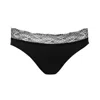 Zd Zero Defects Women's Venus Mini Lace Brief – Sensuality With Soy Fiber - Color Black In Black