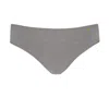 Zd Zero Defects Women's Mid-rise Diana Briefs In Soy Fiber - Breathable & Antibacterial - Color Grey In Grey