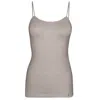Zd Zero Defects Women's Neutrals Afrodita Spaghetti Top Soy Fiber - Ultra-soft Comfort - Color Beige In Beige