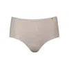 Zd Zero Defects Women's Neutrals Atenea High-waist Brief – Stylisht Fit & Comfort With Soy Fiber - Color Beige In Beige