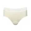 Zd Zero Defects Women's Neutrals Atenea High-waist Lace Brief – Softness With Soy Fiber - Color Natural