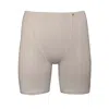 Zd Zero Defects Women's Neutrals Galatea Short-leg Panties – Comfort & Thigh Protection With Soy Fiber - Color Beige In Beige