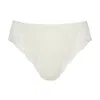 Zd Zero Defects Women's Neutrals Naia Mid-rise Brief – Daily Comfort With Soy Fiber - Color Natural