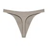 Zd Zero Defects Women's Neutrals Thong – Softness, Comfort & Breathability - Color Beige In Beige