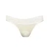 Zd Zero Defects Women's Neutrals Venus Mini Lace Brief – Sensuality With Soy Fiber - Color Natural