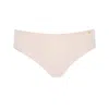 Zd Zero Defects Women's Pink / Purple Mid-rise Diana Briefs In Soy Fiber - Breathable & Antibacterial - Color Pink In Pink/purple
