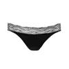 Zd Zero Defects Women's Venus Mini Lace Brief – Sensuality With Soy Fiber - Color Black In Black