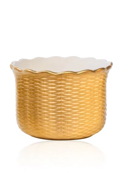 Z.d.g. By Zoë De Givenchy - Medium Cache Pot; D'or - Gold