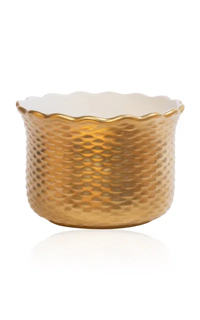 Z.d.g. By Zoë De Givenchy - Small Cache Pot; D'or - Gold