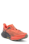 Hoka Zdnu  One One Speedgoat 5 Gtx Trail Running Shoe In Fiesta/thyme
