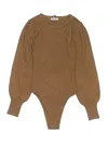 Zeagoo Bodysuit In Brown