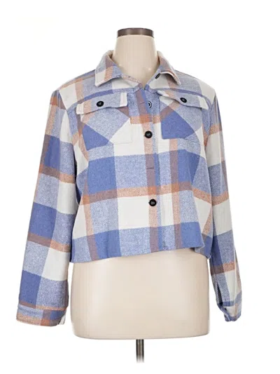 Pre-owned Zeagoo Cardigan Sweater In Blue