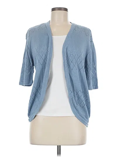Pre-owned Zeagoo Cardigan Sweater In Blue