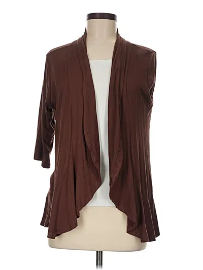 Pre-owned Zeagoo Cardigan Sweater In Brown