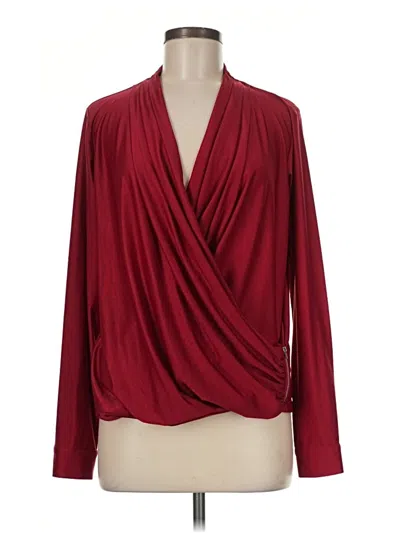 Pre-owned Zeagoo Cardigan Sweater In Burgundy