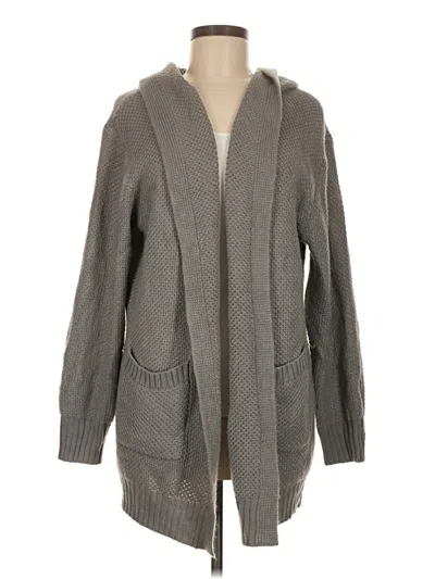 Pre-owned Zeagoo Cardigan Sweater In Gray