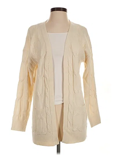 Pre-owned Zeagoo Cardigan Sweater In Ivory