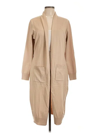 Pre-owned Zeagoo Cardigan Sweater In Tan
