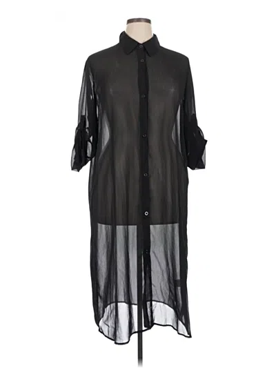 Pre-owned Zeagoo Casual Dress In Black