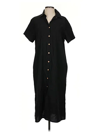 Pre-owned Zeagoo Casual Dress In Black