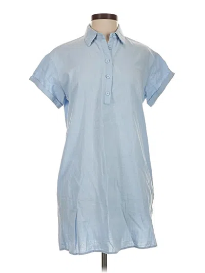 Pre-owned Zeagoo Casual Dress In Blue