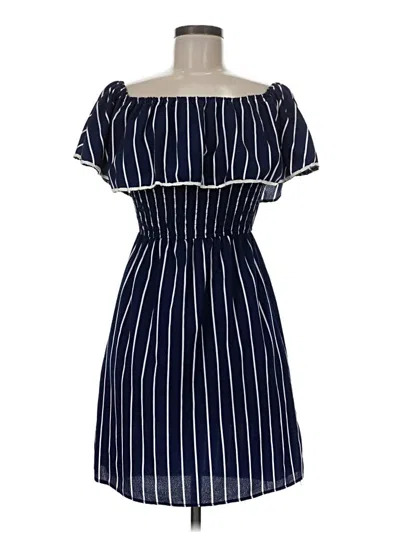 Pre-owned Zeagoo Casual Dress In Blue