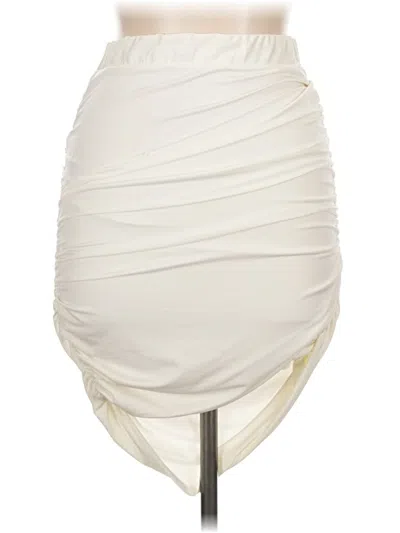 Pre-owned Zeagoo Casual Skirt In Ivory