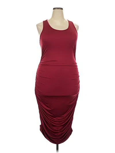 Pre-owned Zeagoo Cocktail Dress In Burgundy