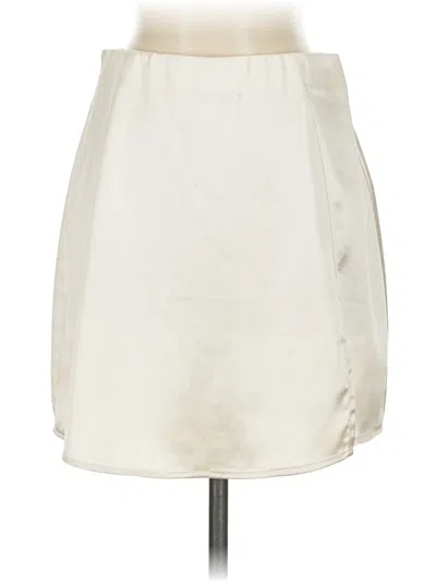 Pre-owned Zeagoo Formal Skirt In Ivory