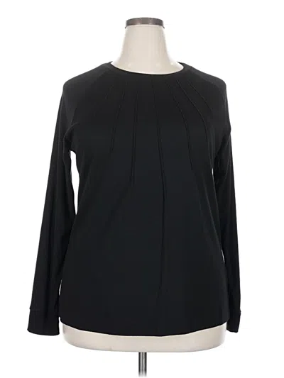 Pre-owned Zeagoo Long Sleeve Blouse In Black