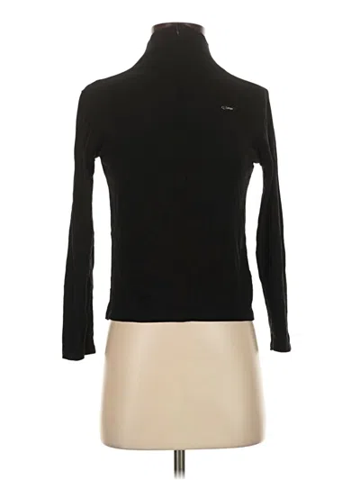 Pre-owned Zeagoo Long Sleeve Top Black Turtleneck Tops