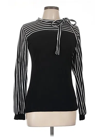 Pre-owned Zeagoo Long Sleeve Top Black Turtleneck Tops