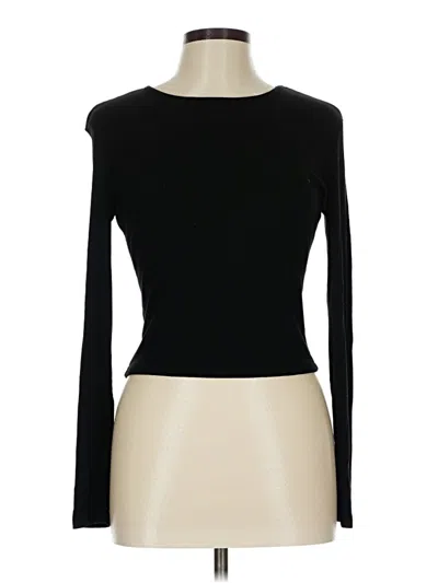 Pre-owned Zeagoo Long Sleeve T-shirt In Black