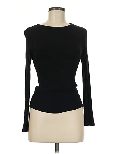 Pre-owned Zeagoo Long Sleeve T-shirt In Black