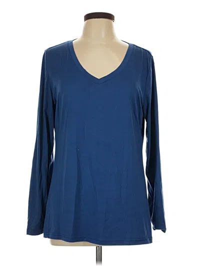 Pre-owned Zeagoo Long Sleeve T-shirt In Blue