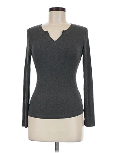 Pre-owned Zeagoo Long Sleeve T-shirt In Gray