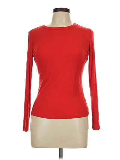 Pre-owned Zeagoo Long Sleeve T-shirt In Red