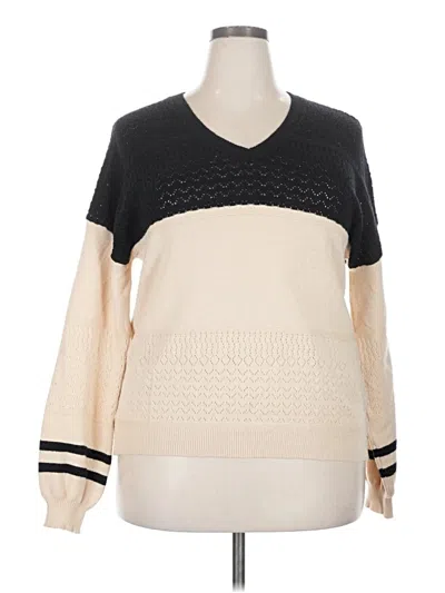 Pre-owned Zeagoo Long Sleeve T-shirt In White