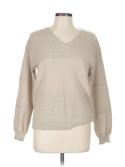 Pre-owned Zeagoo Pullover Sweater In Brown