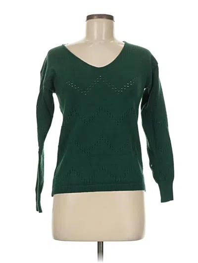 Pre-owned Zeagoo Pullover Sweater In Green